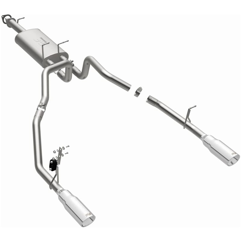 MagnaFlow 2019 Ram 1500 Street Series Cat-Back Exhaust Dual Rear Exit w/Polished Tips thumbnail 4