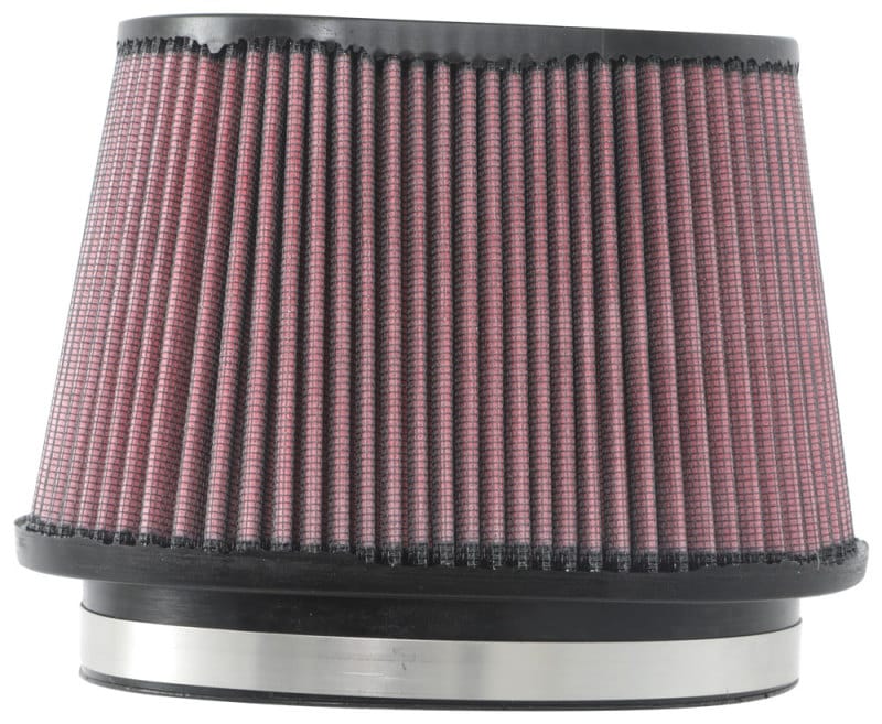 K&N Universal Rubber Filter 6.25in x 4in Oval FLG / 7.375in x 5.5in Base / 6.25in x 4in Top / 5in H thumbnail 3