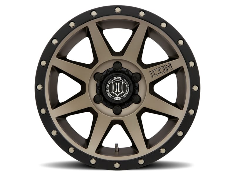 ICON Rebound 18x9 5x5 -12mm Offset 4.5in BS 71.5mm Bore Bronze Wheel thumbnail 2