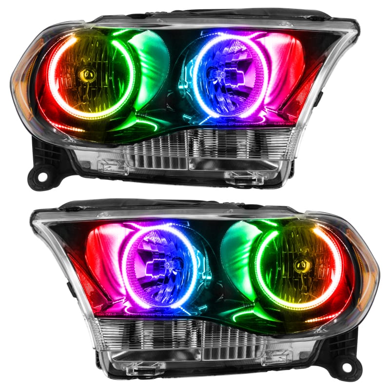 Oracle 11-13 Dodge Durango SMD HL Halogen - Black - ColorSHIFT w/o Controller