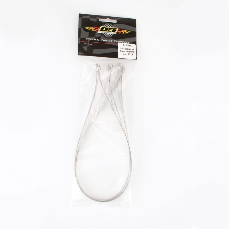 DEI Stainless Steel Locking Tie 20in - 10 per pack thumbnail 2