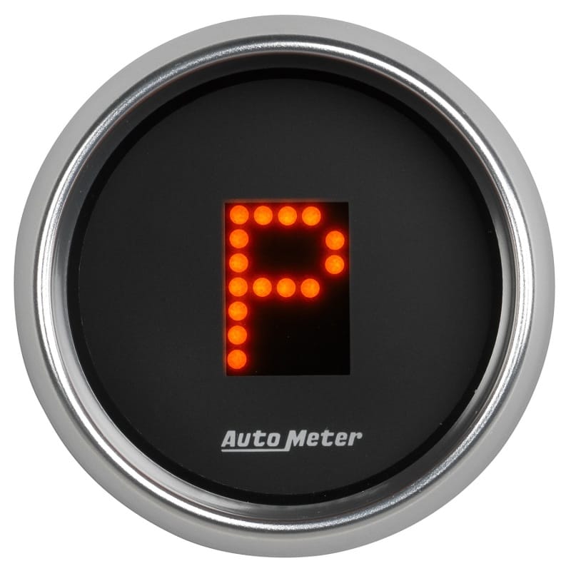 Autometer Automatic Transmission PRNDL Black Dial Flat Lens Bright Super Bezel Gauge thumbnail 2