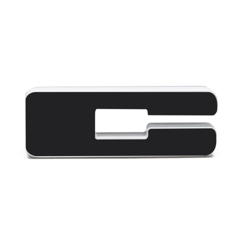 ORACLE Lighting Universal Illuminated LED Letter Badges - Matte Blk Surface Finish - C - 3141-C-001 thumbnail 2