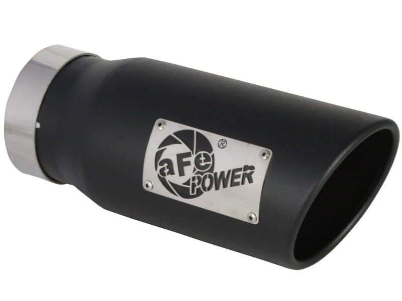 aFe Large Bore-HD 3 IN 409 Stainless Steel DPF-Back Exhaust System w/Black Tip RAM 1500 20-21 V6-3.0 thumbnail 3