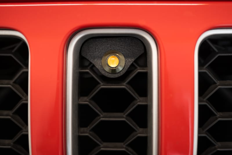 DV8 Offroad 2018+ Jeep JL Grill Amber Marker Lights thumbnail 7