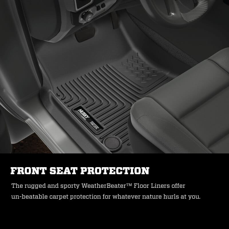 Husky Liners 10 Dodge Ram 2500/3500 Ext Cab WeatherBeater Black 2nd Seat Floor Liners thumbnail 10