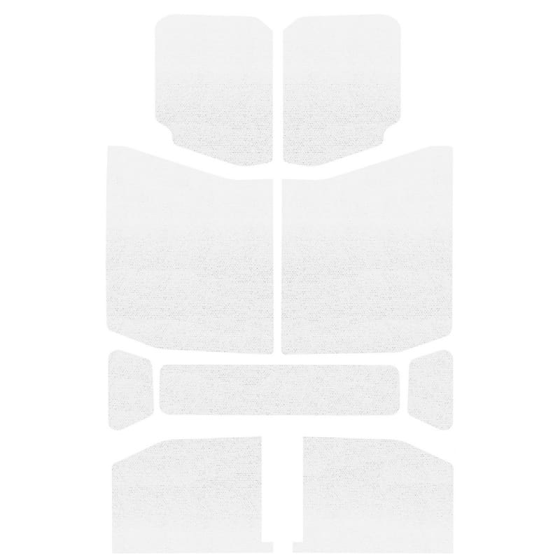 DEI 18-23 Jeep Wrangler JL 4-Door Boom Mat Headliner - 9 Piece - White