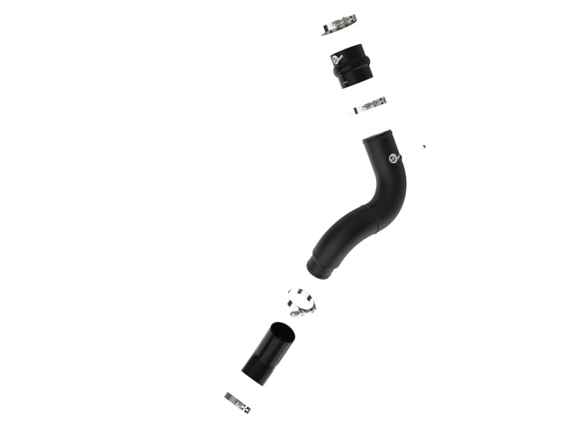 aFe 19-23 RAM Diesel L6-6.7L BladeRunner 3.5 IN Aluminum Cold Charge Pipe - Black thumbnail 2