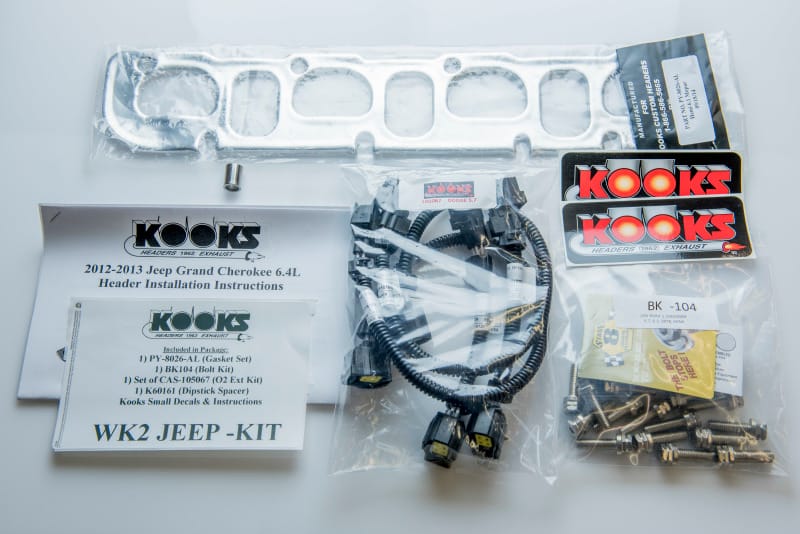 Kooks 2012+ WK2 Jeep/ Durango 6.4L 1-7/8in x 3in SS Long Tube Headers - Cat SS Conn Pipe thumbnail 3
