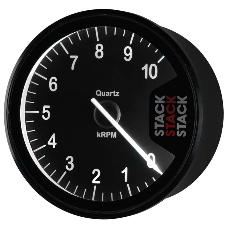 Autometer Stack Clubman Tachometer 80mm 0-10K RPM - Black