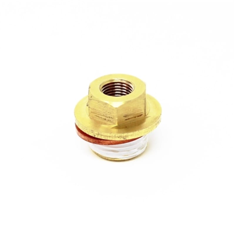 Torque Solution Oil Galley Plug: Subaru EJ20/EJ25 M18-1.5 to 1/8NPT Adapter