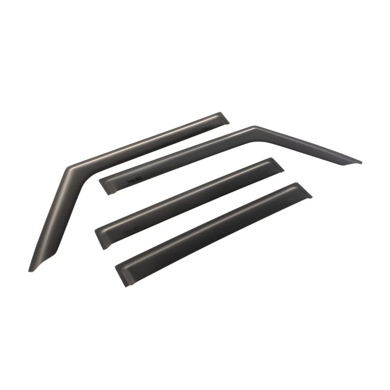 Rugged Ridge Window Visors Matte Black 18-20 Jeep Wrangler JLU/JT thumbnail 2