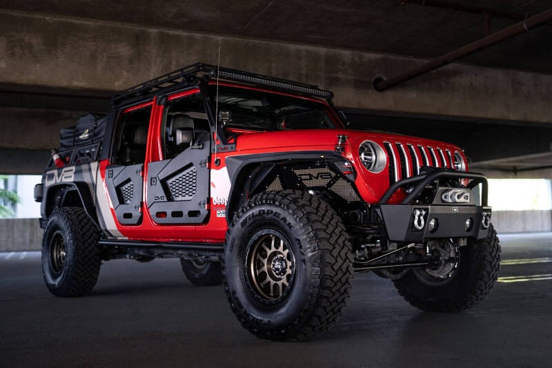 DV8 Offroad 18-22 Jeep Wrangler JL/JT Spec Series Half Doors - Rear Set thumbnail 3