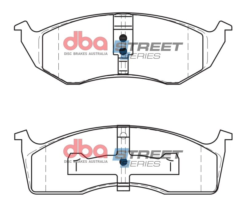 DBA 93-97 Chrysler Concorde Street Series Front Brake Pads thumbnail 2