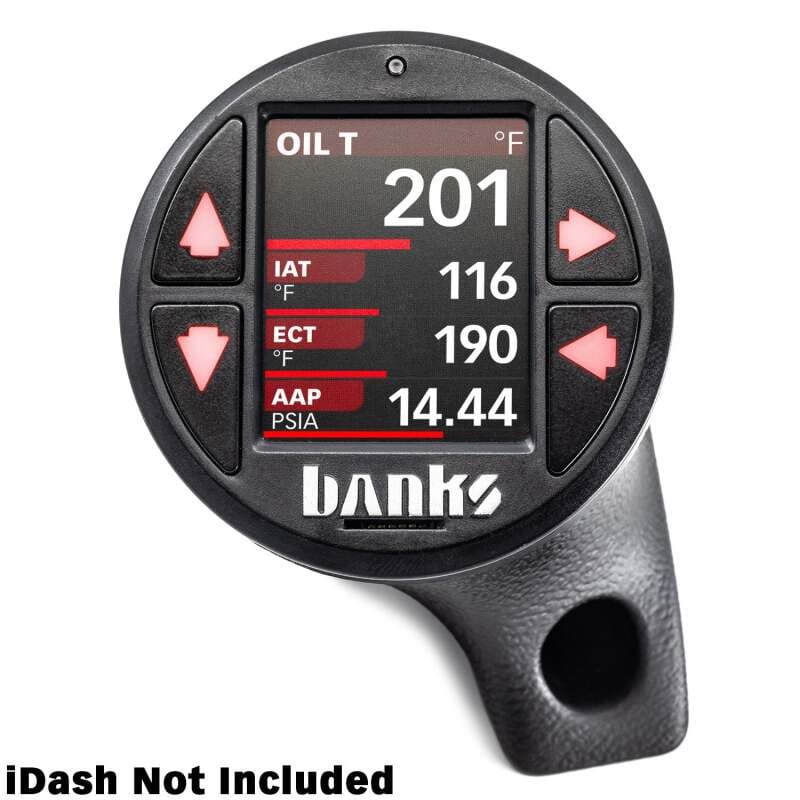 Banks Power 18-23 Jeep Wrangler/Gladiator - iDash Stealth Single Gauge Pod Kit thumbnail 6