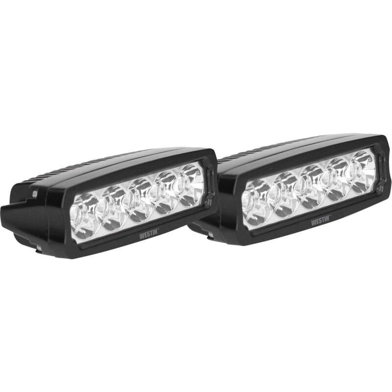 Westin Fusion5 LED Light Bar Single Row 5.5 inch Flex w/3W Epistar (Set of 2) - Black thumbnail 3