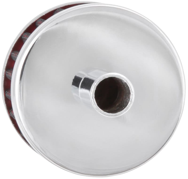 K&N Steel Base Crankcase Vent Filter 0.5in Vent OD x 2in OD x 1.5in Height thumbnail 2