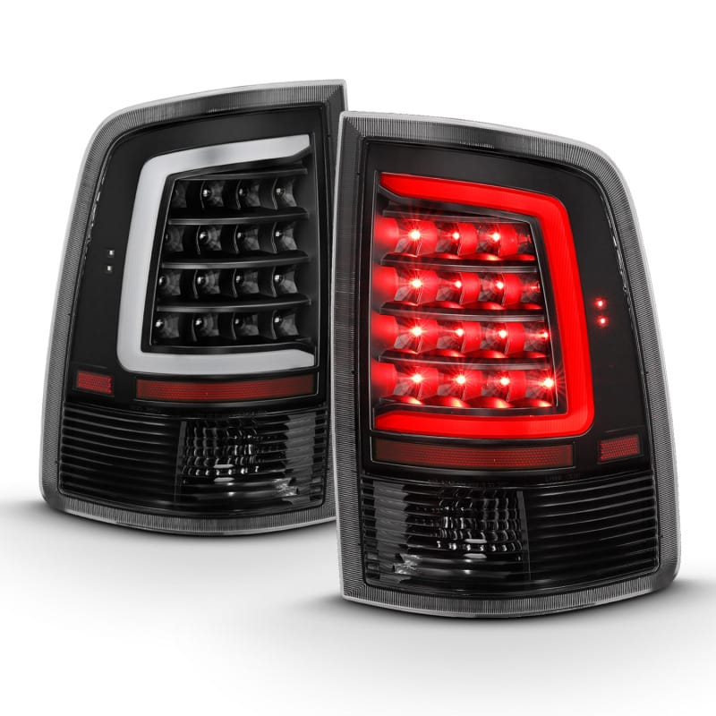 ANZO 2009-2018 Dodge Ram 1500 LED Taillight Plank Style Black w/Clear Lens thumbnail 8