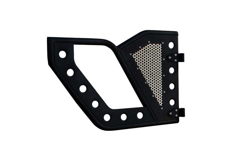 DV8 Offroad Jeep 18+ Wrangler JL / 20+ Gladiator JT Rear Rock Doors w/ Perforated Aluminum Mesh thumbnail 3