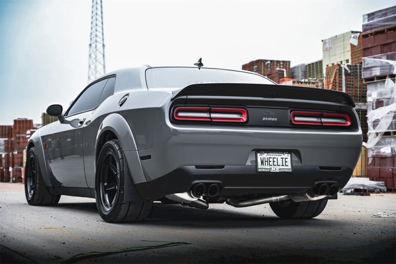 Corsa 15-23 Challenger SRT/Hellcat/Demon/Redeye 2.75in Valved CB DRE w/ Twin 3.5in Pol Blk PVD Tips thumbnail 3