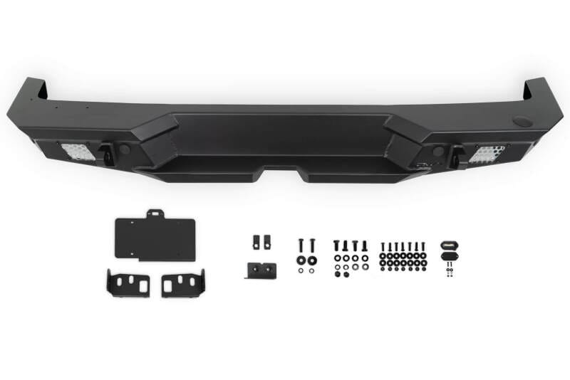 DV8 Offroad 2018 Jeep Wrangler JL MTO Series Rear Bumper w/ Optional Tire Carrier thumbnail 3