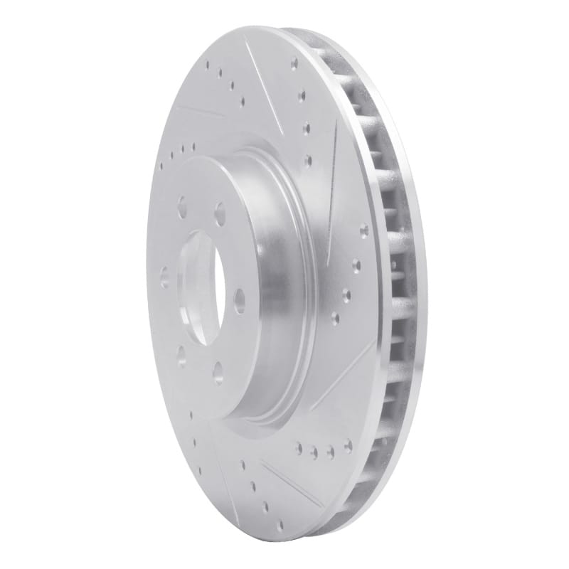 R1 92-02 Dodge Viper Front Right Drilled & Slotted Silver Brake Rotor thumbnail 2