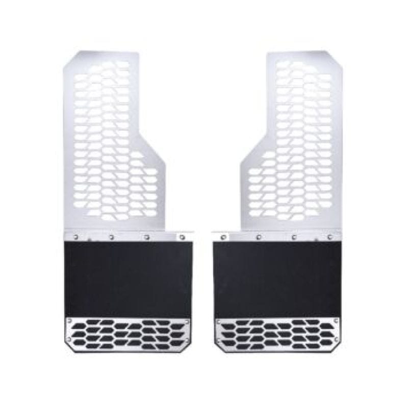 Putco 14-20 Chevrolet Silverado LD / GMC Sierra LD - Set of 2 Mud Skins - Brushed SS w/ Hex Shield thumbnail 2