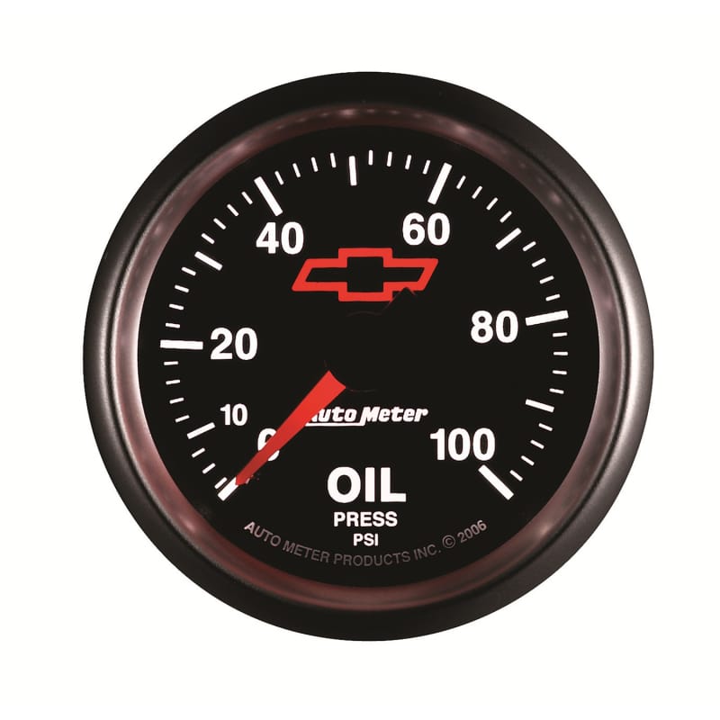 Autometer Sport-Comp II GM 52mm 0-100 PSI Mechanical Oil Pressure Gauge thumbnail 4