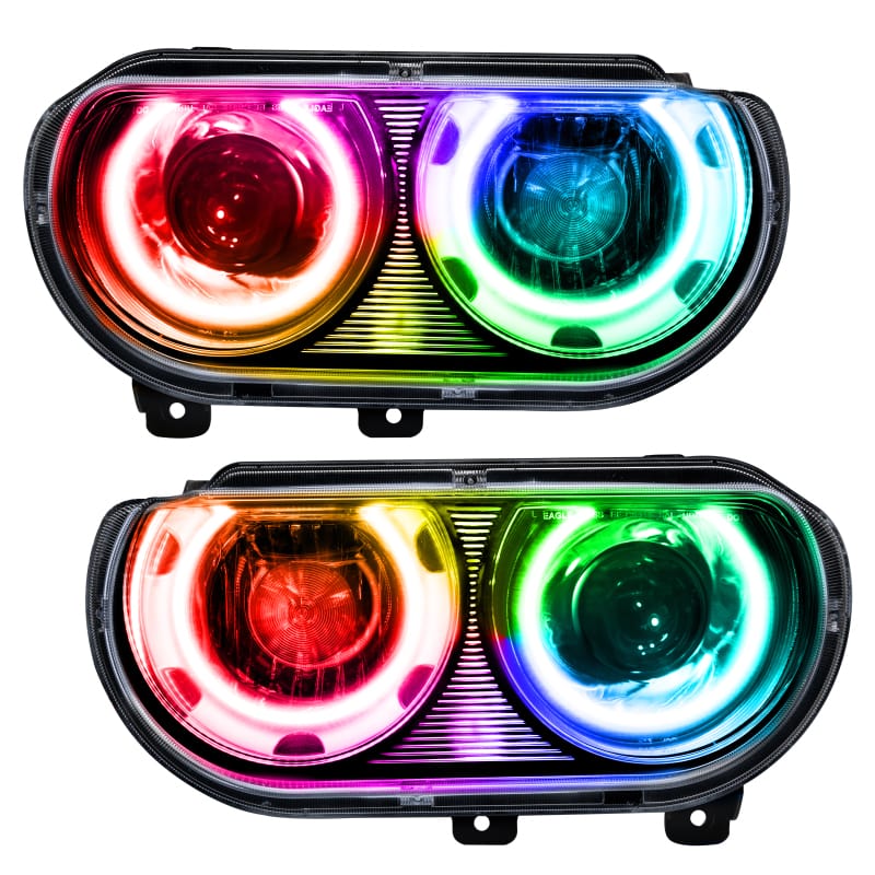 Oracle 08-14 Dodge Challenger SMD HL (HID Style) - ColorSHIFT thumbnail 2