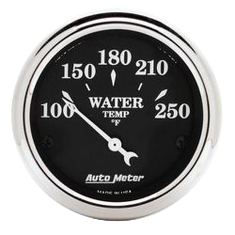 Autometer Old Tyme Black 5 Piece Kit (MPH/FUEL/OILP/WTMP/BAT) 55-59 Chevy Truck Direct-Fit Dash Kit thumbnail 4