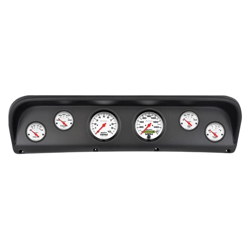 Autometer Phantom Direct Fit Dash Kit 67-72 Ford F100 (2 x 3-3/8in. / 4 x 2-1/16in.)