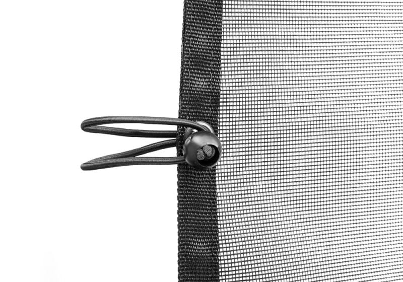 Rampage 2018-2019 Jeep Wrangler(JL) Unlimited Sport 4-Door Mesh Shade Top - Extended - Black thumbnail 2