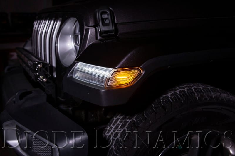 Diode Dynamics 18-21 Jeep JL Wrangler/Gladiator Sidemarkers Clear (set) thumbnail 4