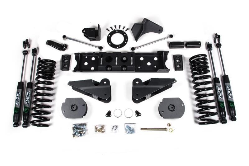 Zone Offroad 19-20 Ram 2500 4in Radius Arm Bracket - Gas - Nitro Shocks