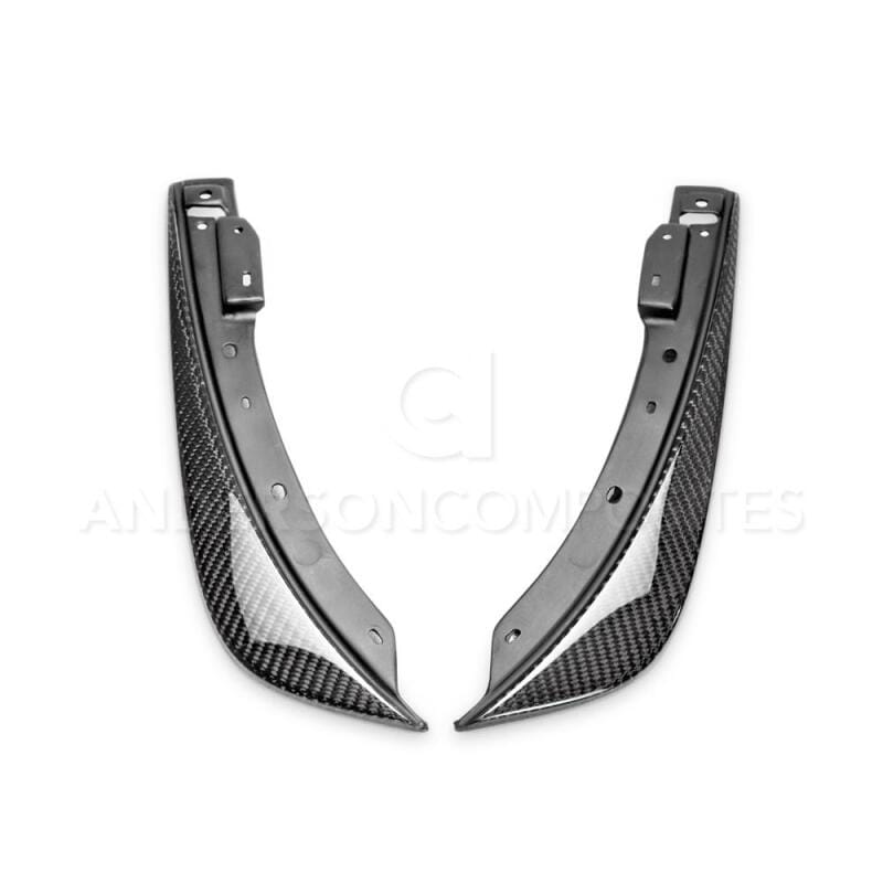 Anderson Composites 09-14 Dodge Challenger Front Bumper Canards thumbnail 2