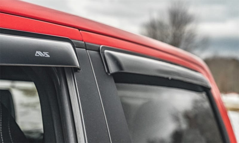 AVS 2019 RAM 1500 Crew Cab Ventvisor Outside Mount Front & Rear Window Deflectors 4pc - Smoke thumbnail 4