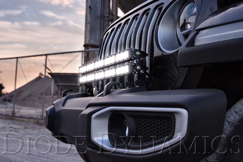 Diode Dynamics 18-21 Jeep JL Wrangler/Gladiator SS30 Bumper Bracket Kit - White Driving Dual thumbnail 5