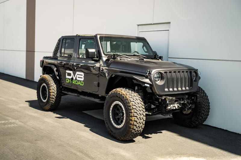 DV8 Offroad 18-23 Jeep Wrangler JL 4 Door Body/Pinch Weld Mounted Step thumbnail 2