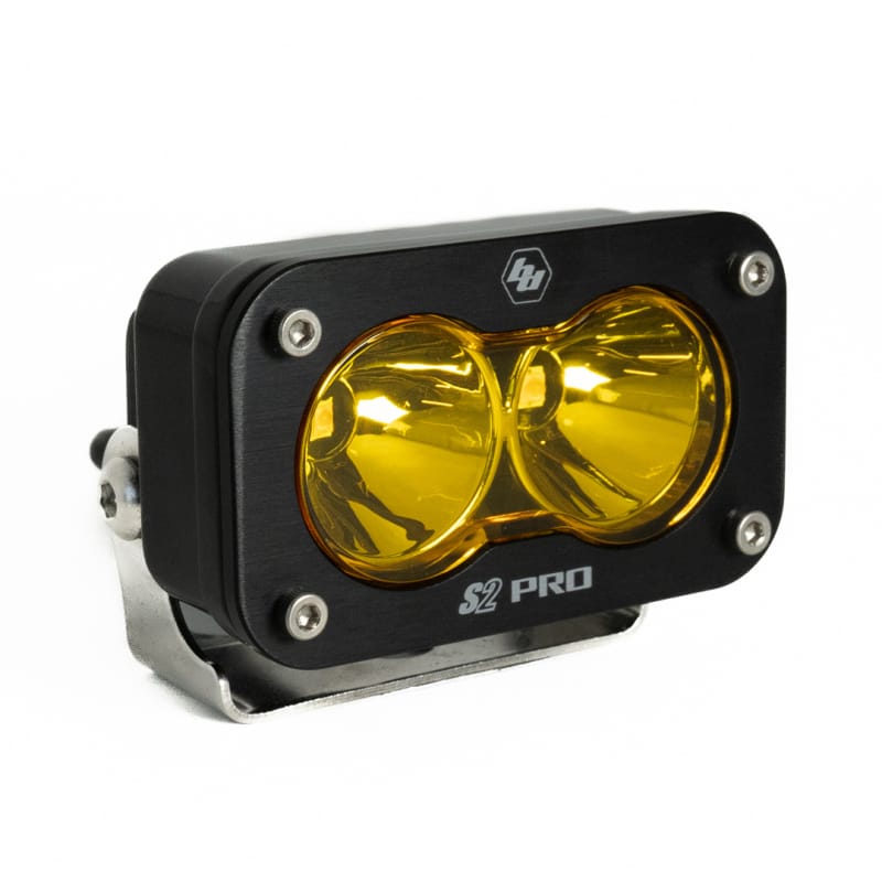 Baja Designs S2 Pro Spot Pattern LED Light - Amber
