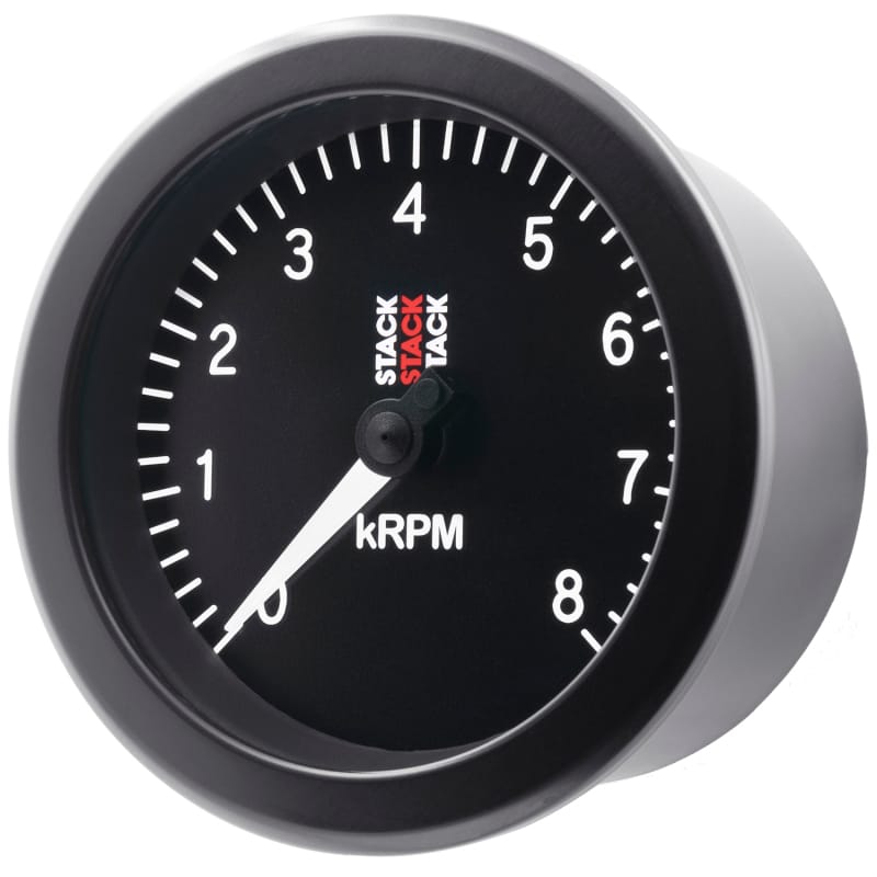 Autometer Stack Sport 88mm 0-8K RPM Tachometer - Black thumbnail 3