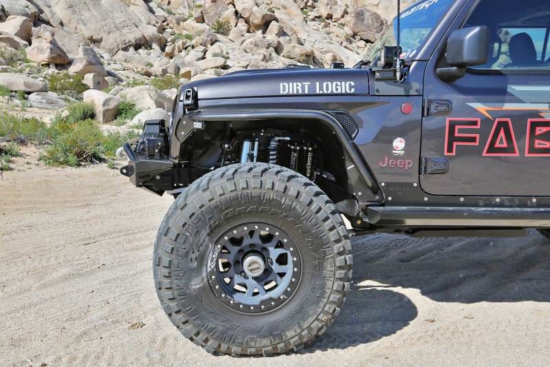 Fabtech 18-21 Jeep JL 4WD Front Steel Tube Fenders thumbnail 2