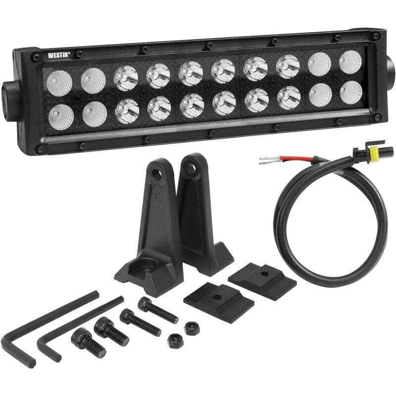 Westin B-FORCE LED Light Bar Double Row 10 inch Combo w/3W Cree - Black thumbnail 3