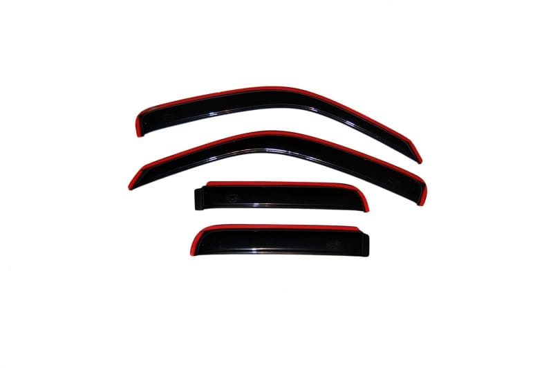 AVS 02-07 Jeep Liberty Ventvisor In-Channel Front & Rear Window Deflectors 4pc - Smoke thumbnail 3
