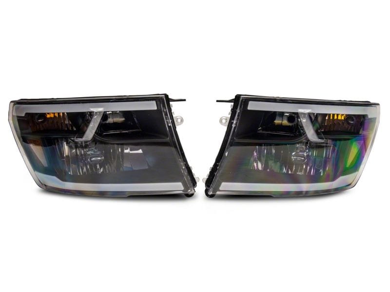 Raxiom 09-18 Dodge RAM 1500/2500/3500 Axial Headlights w/ SEQL LED Bar- Black Housing (Clear Lens) thumbnail 2