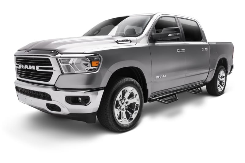 N-Fab Podium LG 19-20 Dodge RAM 1500 Crew Cab - Cab Length - Tex. Black - 3in