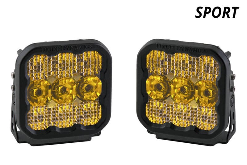 Diode Dynamics SS5 LED Pod Sport - Yellow Combo (Pair) thumbnail 2