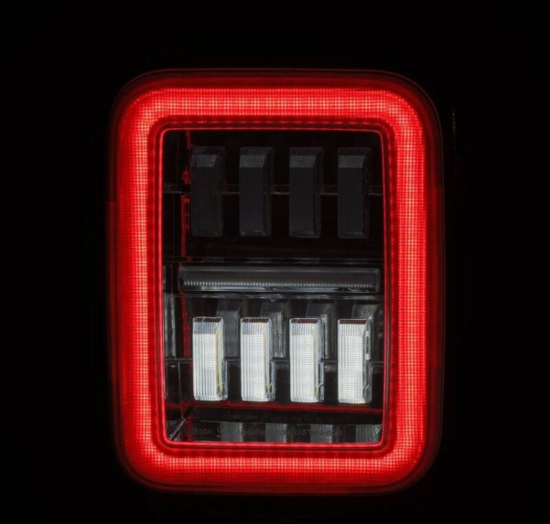 AlphaRex 19-24 Jeep Gladiator JT Nova-Series Prismatic LED Tail Lights - Chrome thumbnail 5