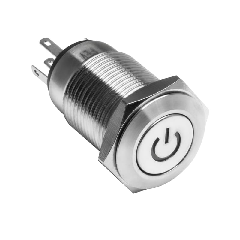 Oracle Pre-Wired Power Symbol On/Off Flush Mount LED Switch - Amber thumbnail 2