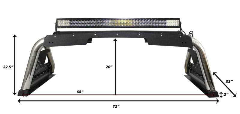 Go Rhino 07-20 Toyota Tundra Sport Bar 2.0 (Full Size) - Tex Blk thumbnail 4