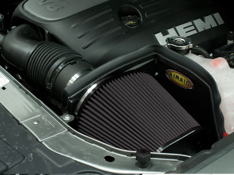 Airaid 11-13 Dodge Charger/Challenger 3.6/5.7/6.4L CAD Intake System w/o Tube (Dry / Black Media) thumbnail 2